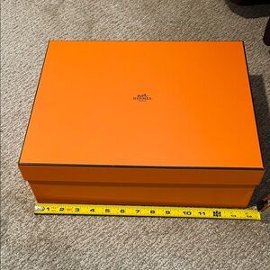 Hermès Orange Box and ribbon